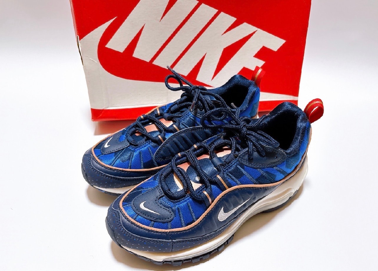 ナイキ ウィメンズ エアマックス 98 "ユナイト トゥタル ネイビー"