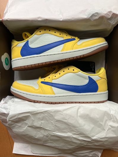 Travis Scott × Nike Women's Air Jordan 1 Retro Low OG "Canary"