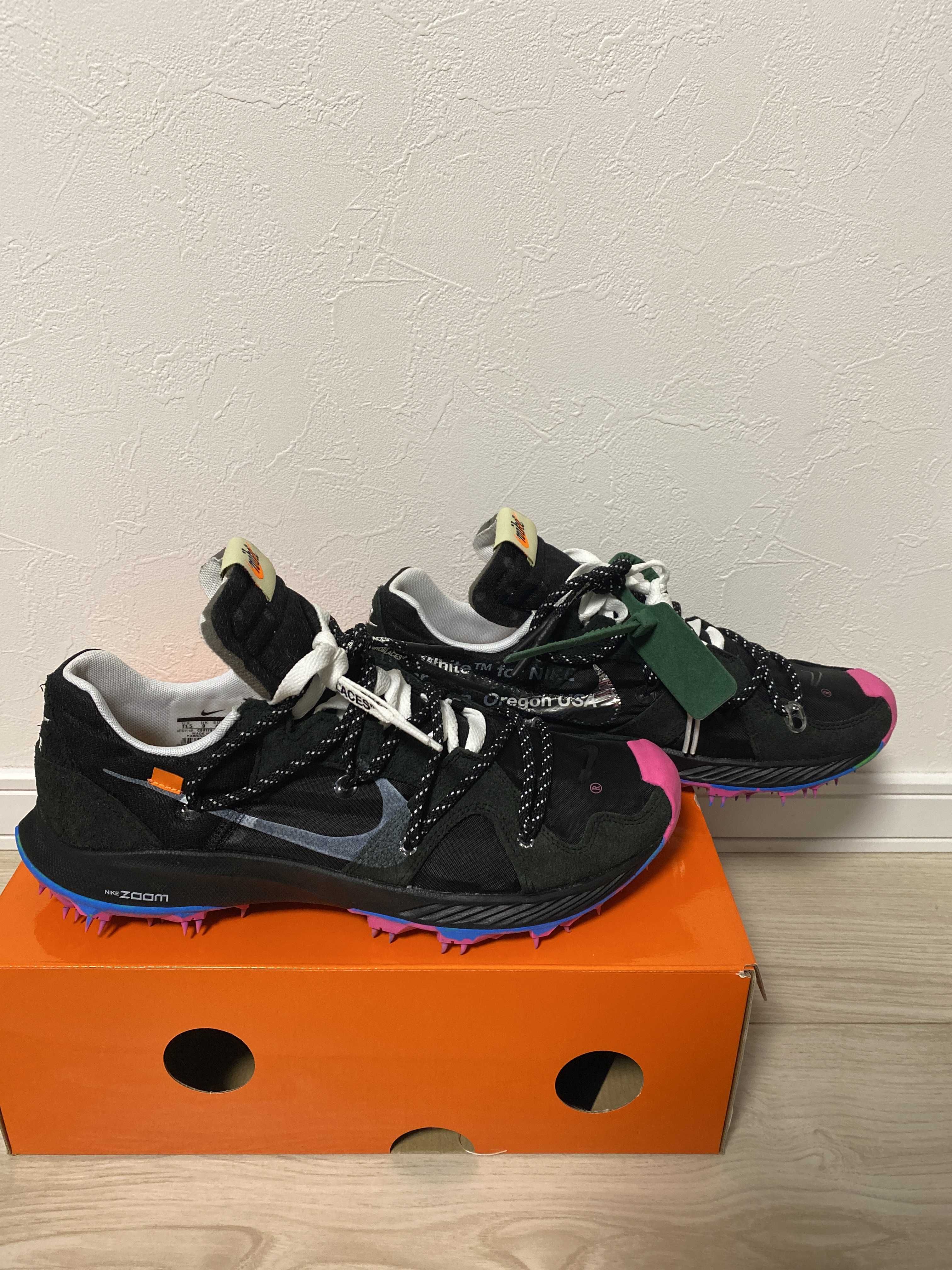 Off-White × Nike Women's Zoom Terra Kiger 5 "Black"