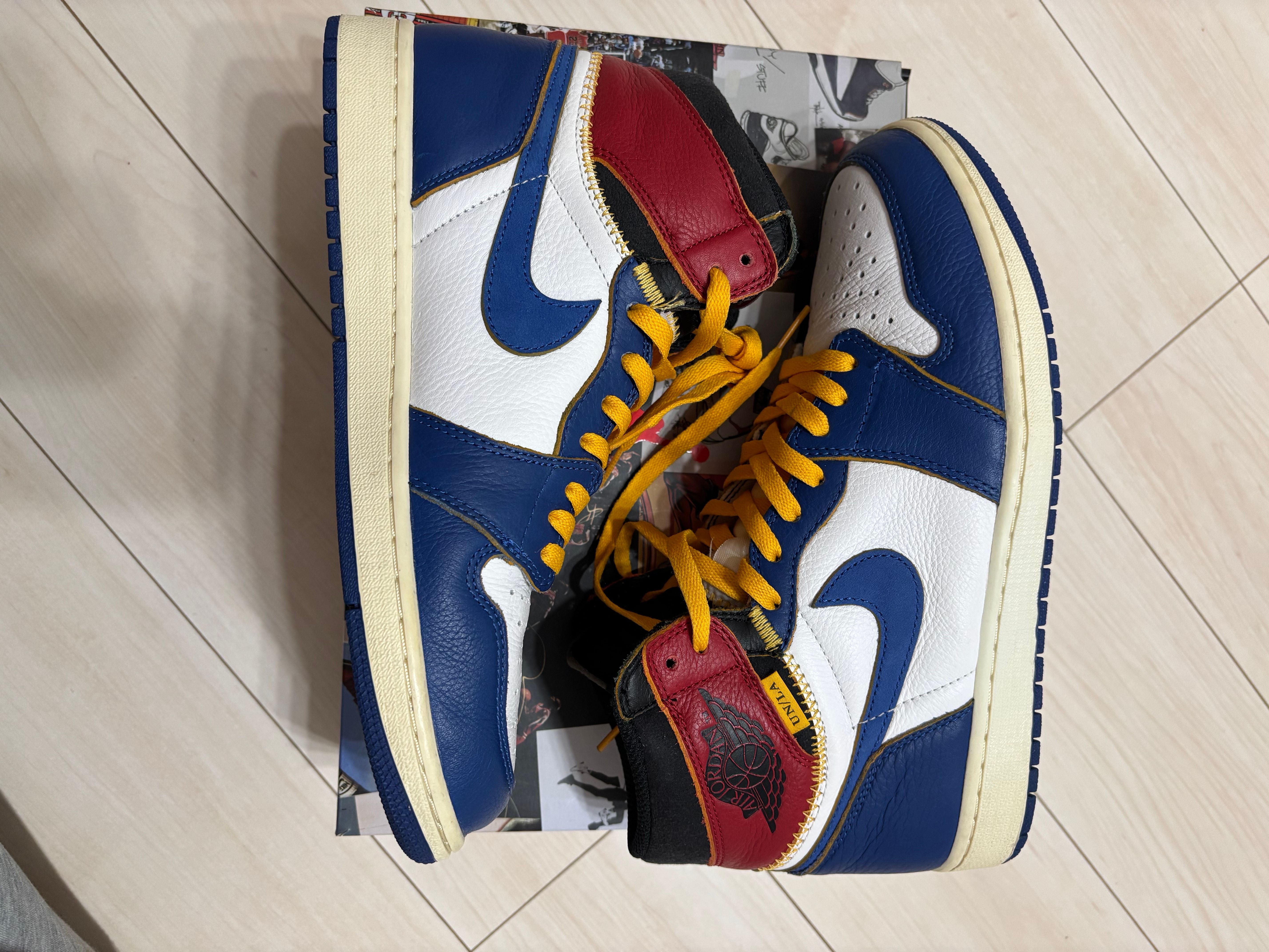 Union × Nike Air Jordan 1 Retro High OG NRG "Storm Blue/Varsity Red"