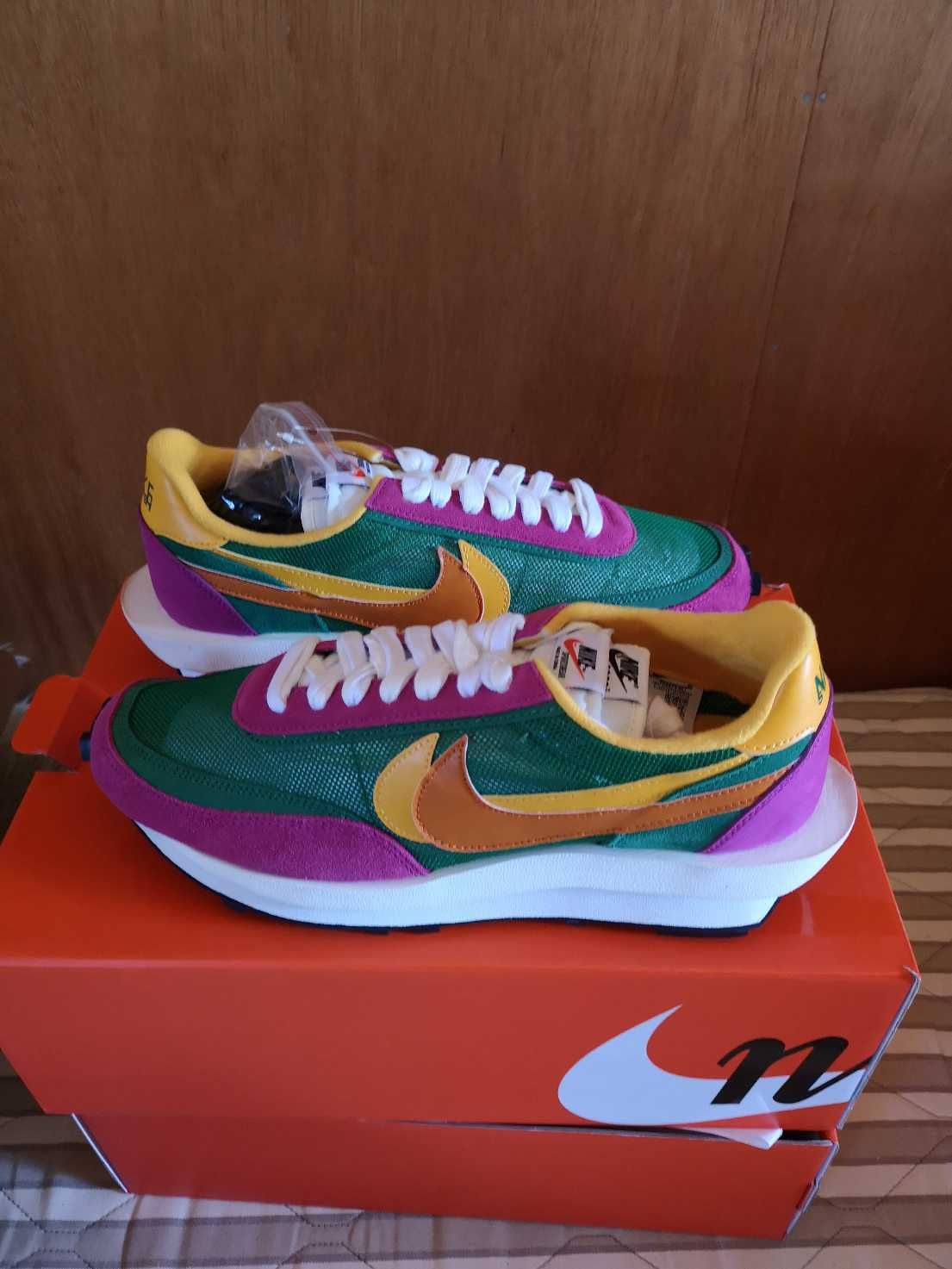 sacai × NIKE LDV WAFFLE "PINE GREEN"