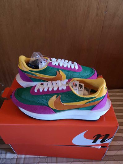 sacai × NIKE LDV WAFFLE "PINE GREEN"