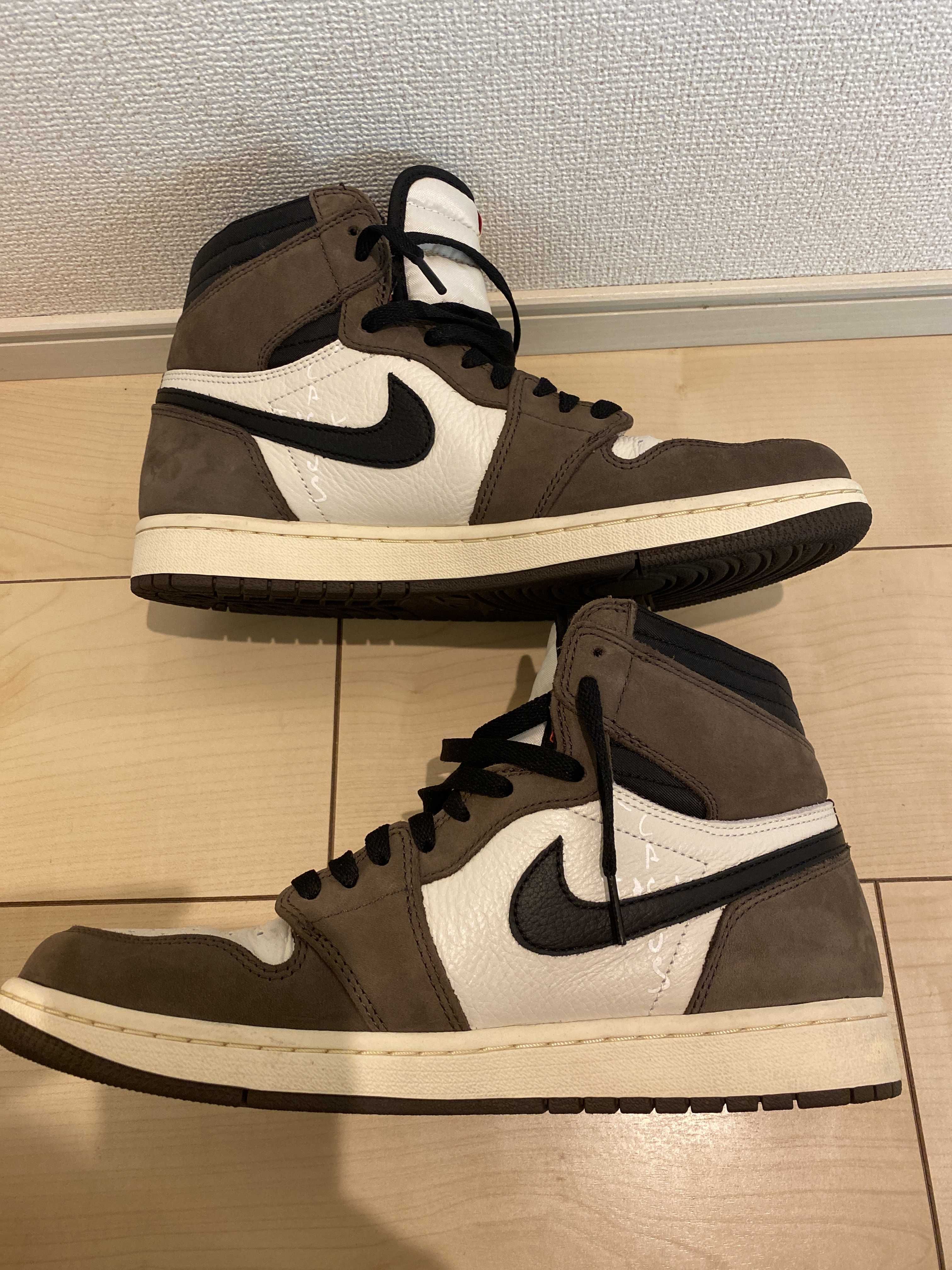 Travis Scott × Nike Air Jordan 1 Retro High OG TS SP "Sail/Dark Mocha"