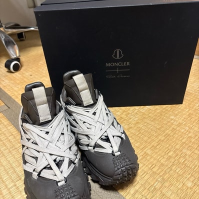 Rick Owens × MONCLER Trailgrip Megalace Sneaker "Brown"