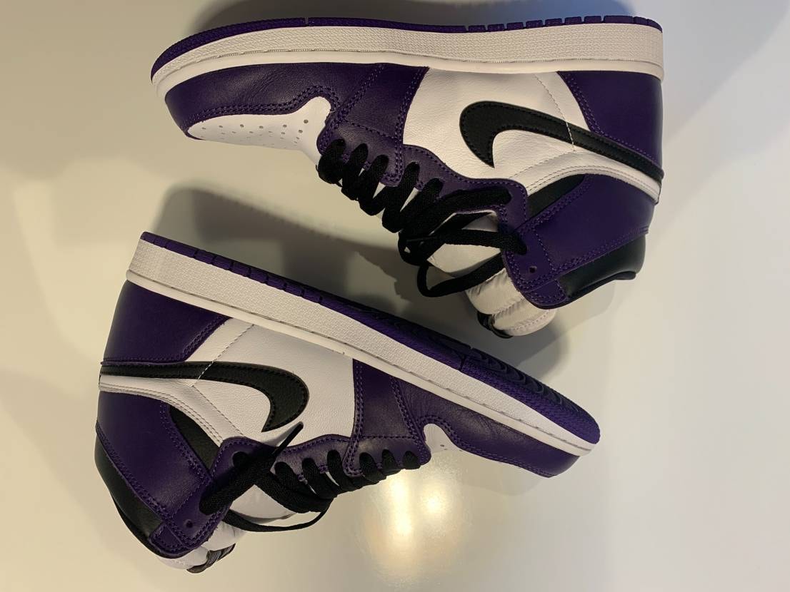 Nike Air Jordan 1 Retro High OG "Court Purple White/Black" (2020)   