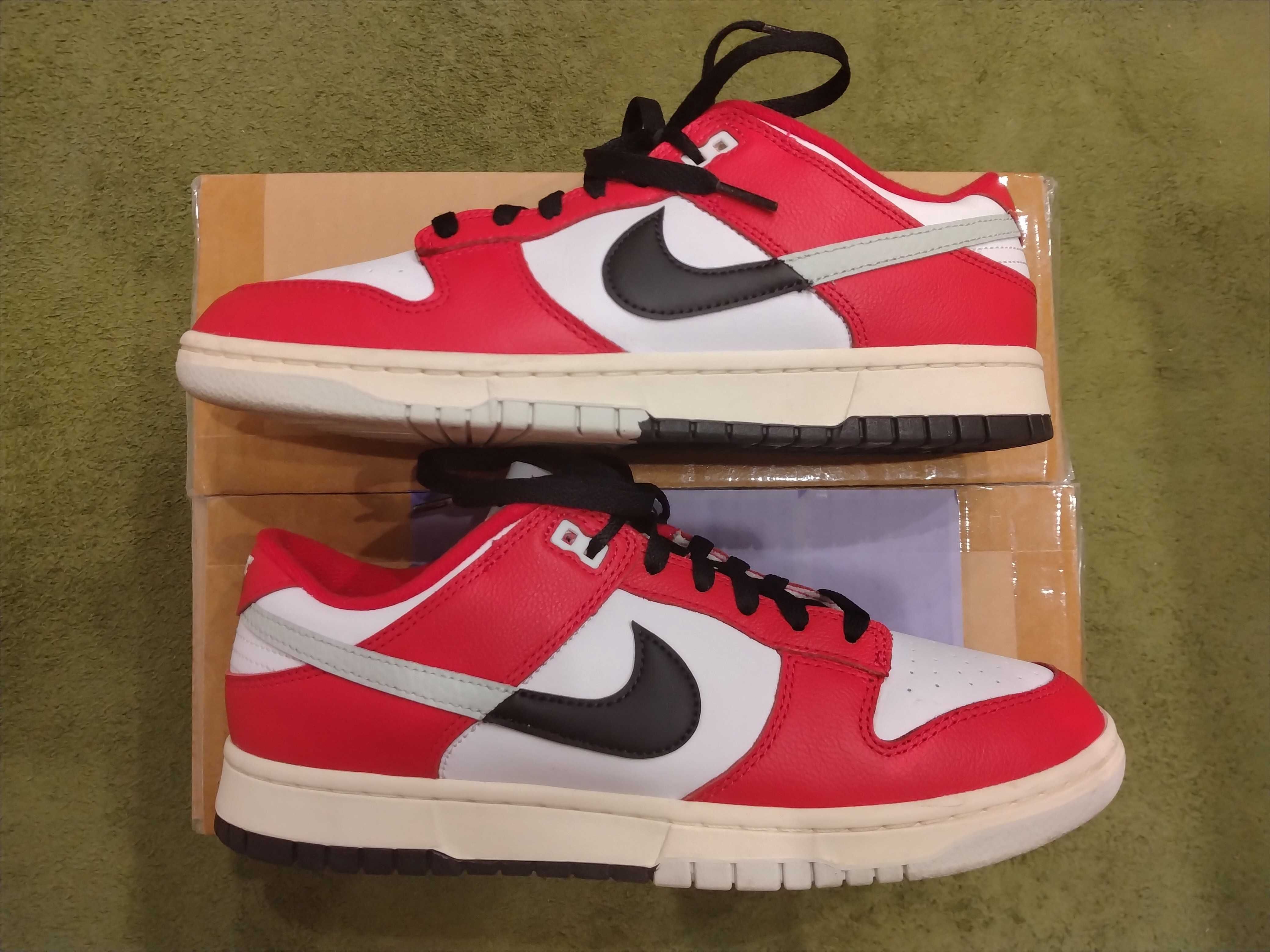 Nike Dunk Low Retro PRM "Chicago Split"