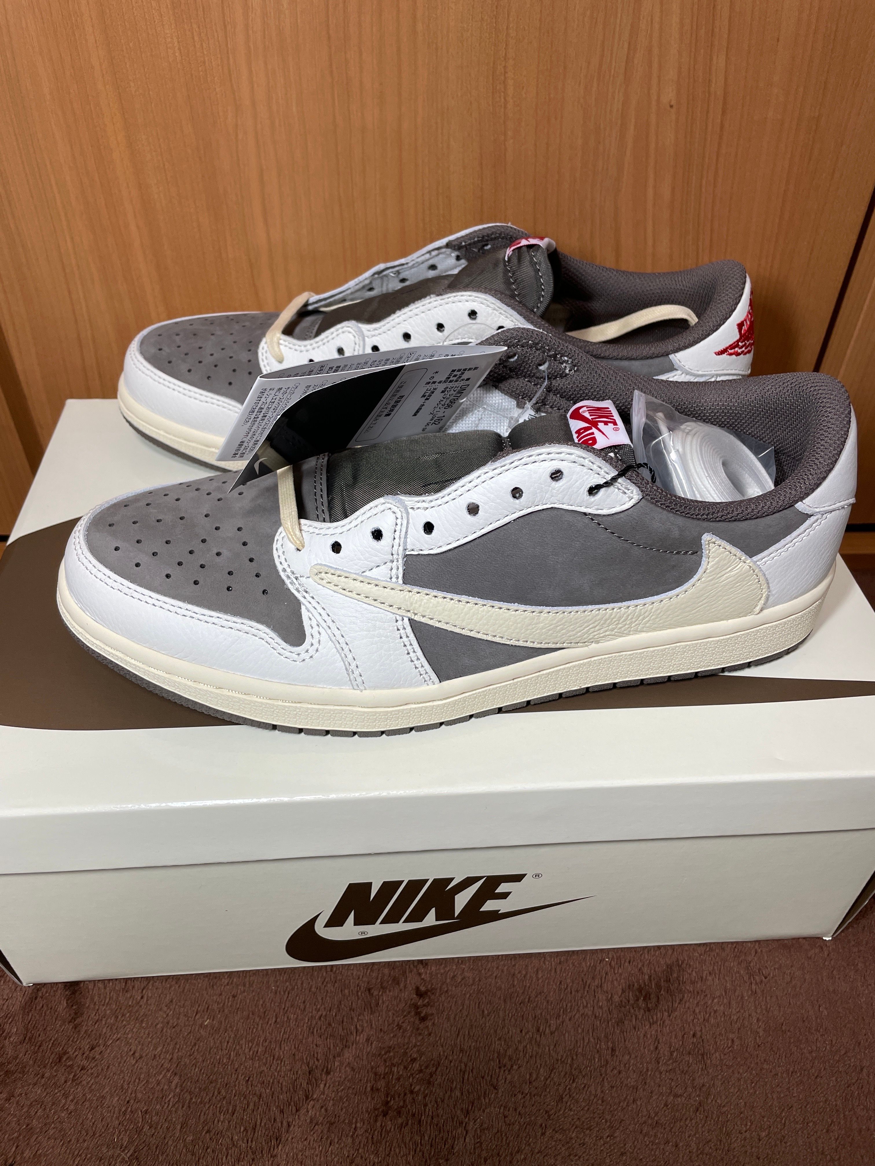 Travis Scott × Nike Air Jordan 1 Low OG SP "Reverse Mocha/Sail and Ridgerock"
