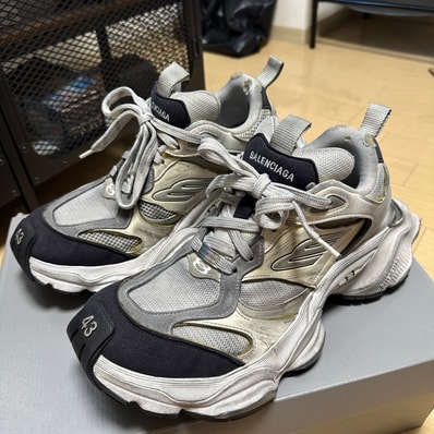 BALENCIAGA Cargo Sneaker "White/Grey"