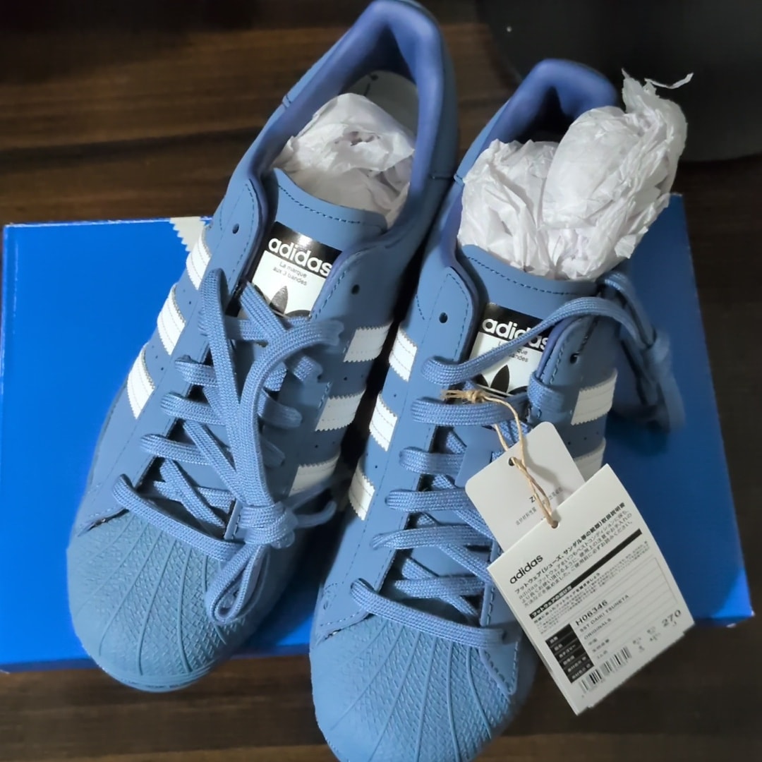 King Gnu Daiki Tsuneta × atmos × adidas Superstar "Blue"
