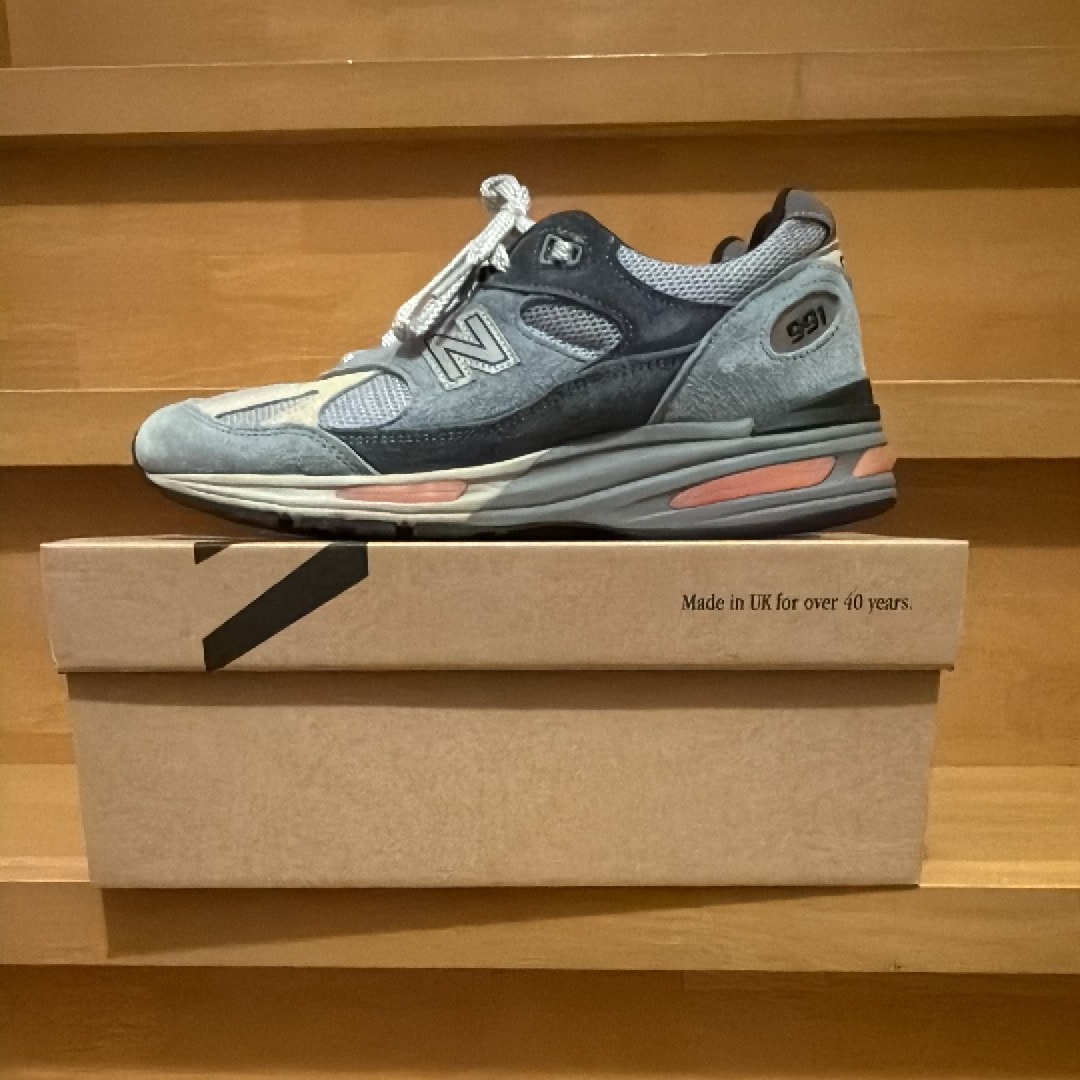 New Balance 991V2 "Blue Silver"