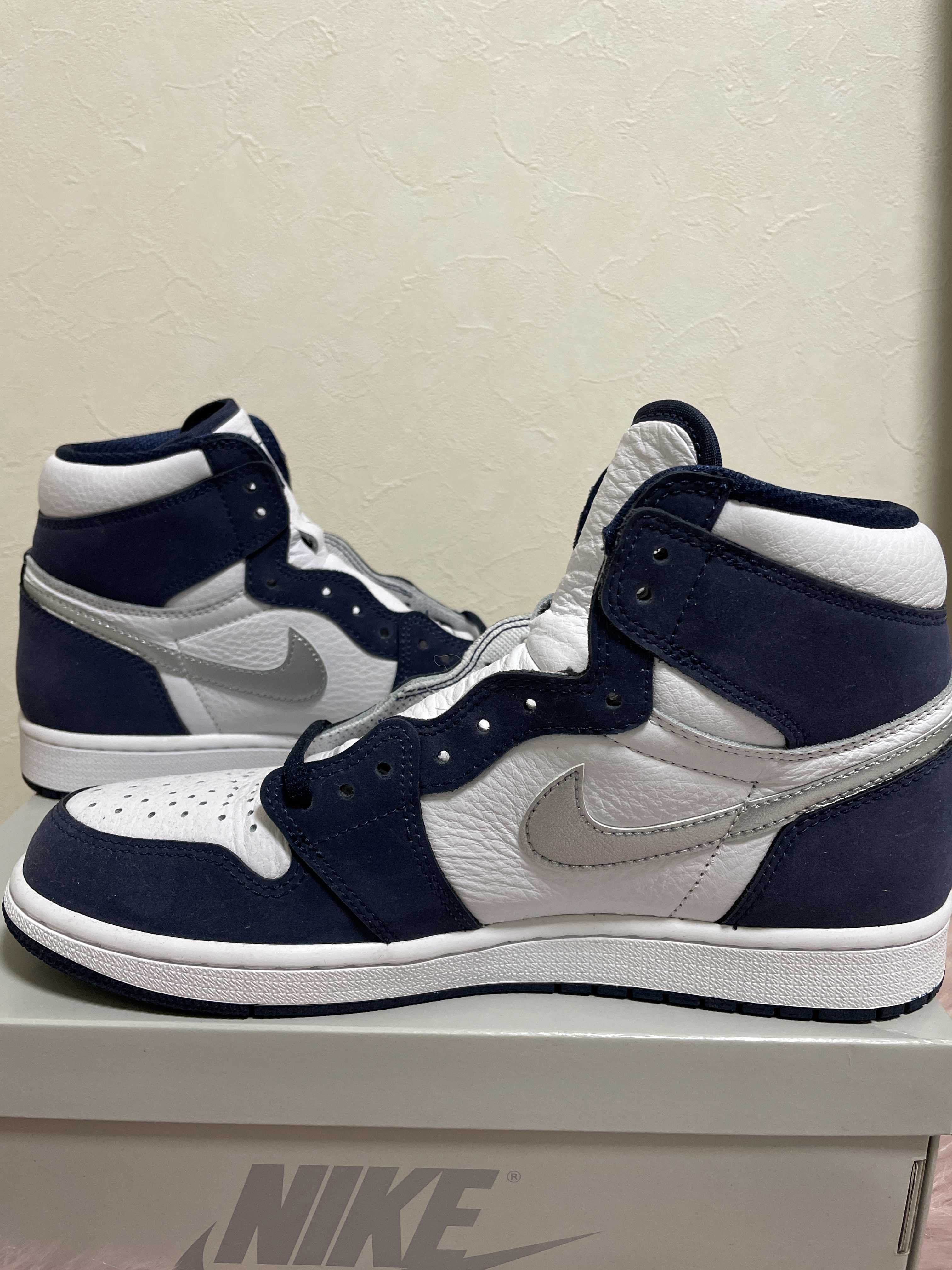 Nike Air Jordan 1 High OG CO.JP "White/Midnight Navy" (2020)(ブリーフケースなし)