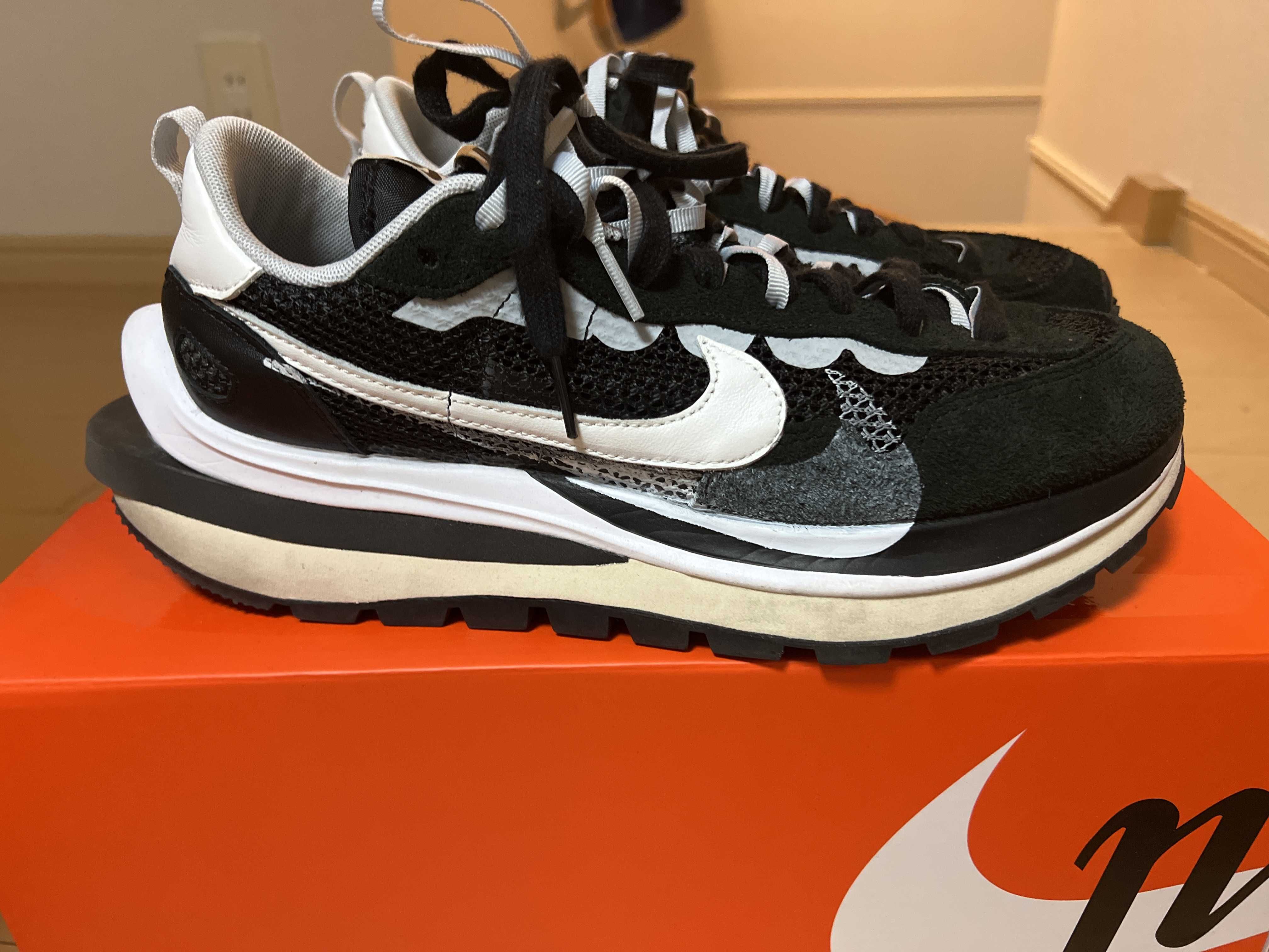 sacai × Nike Vapor Waffle "Black and White"