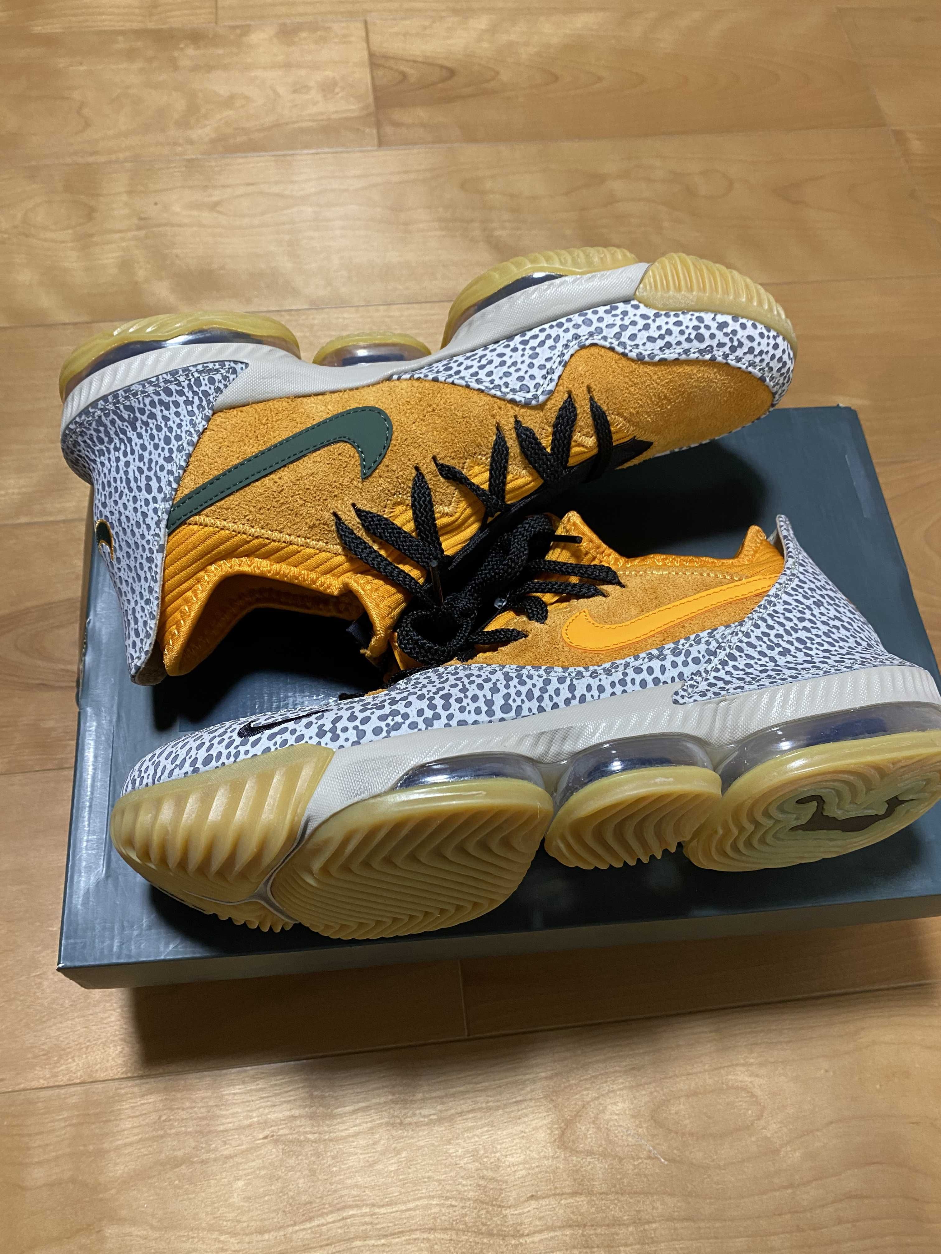 atmos × Nike LeBron 16 Low "Safari" (CD9471-800/CI3358-800)