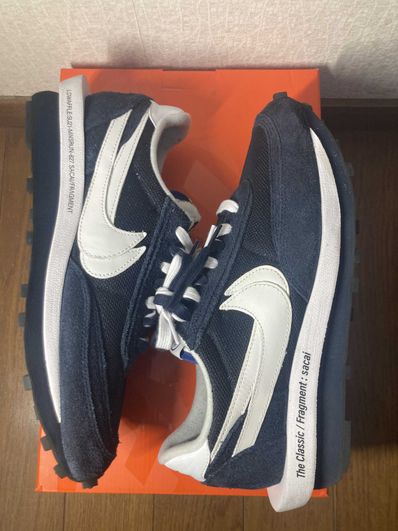 Fragment × sacai × Nike LD Waffle "Blackended Blue"