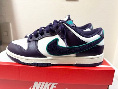 Nike Dunk Low Retro Chenille Swoosh "Grand Purple"