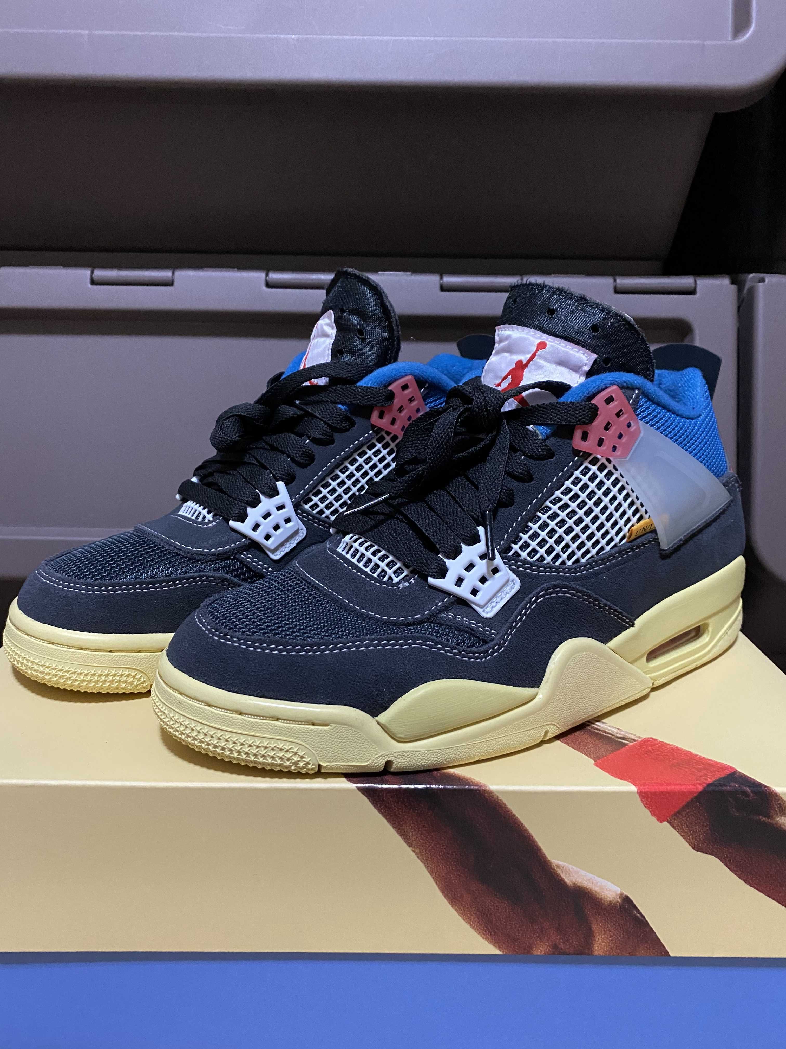 UNION × NIKE AIR JORDAN 4 "OFF NOIR"