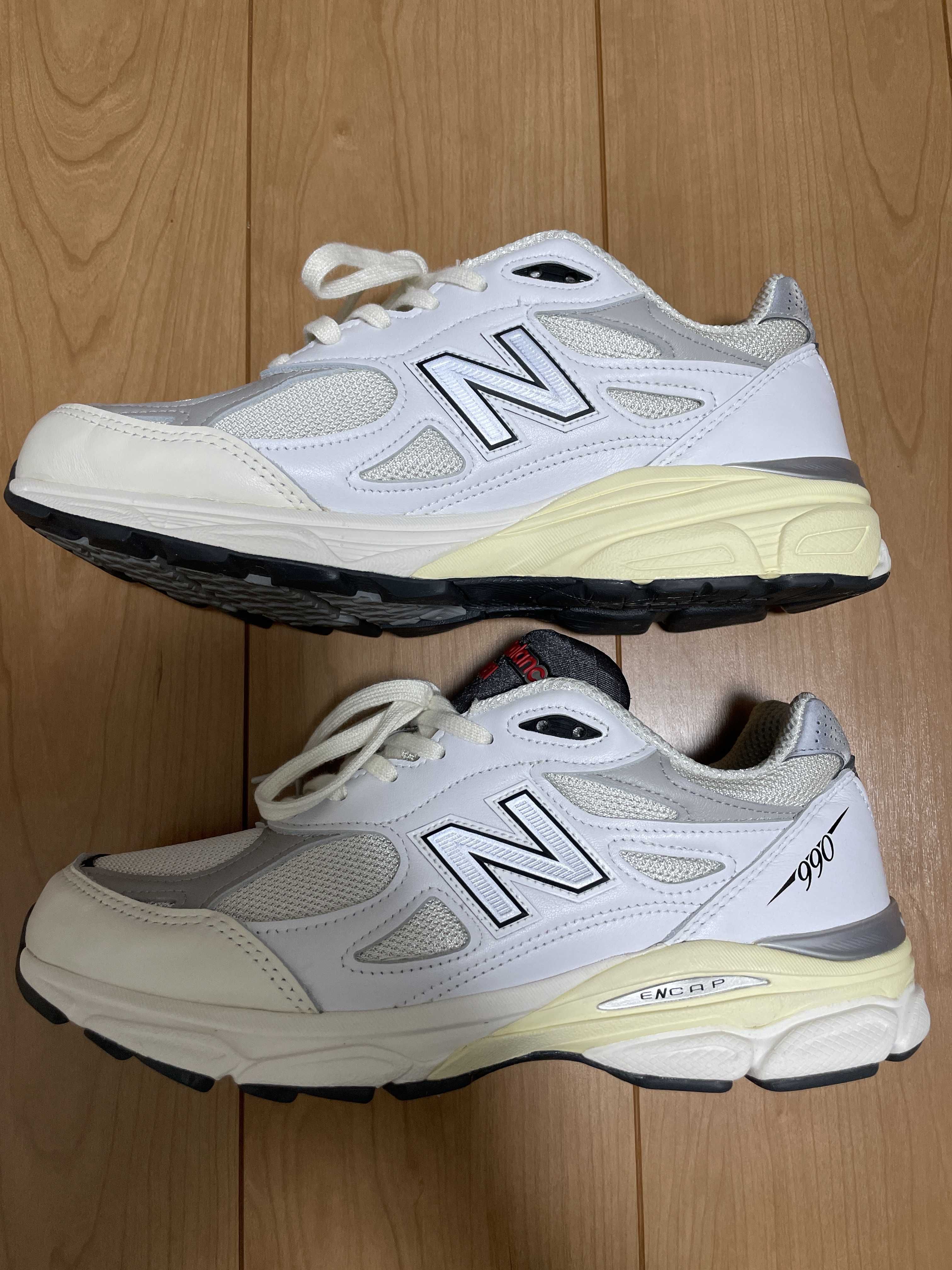 New Balance 990V3 "Sea Salt/Rain Cloud"