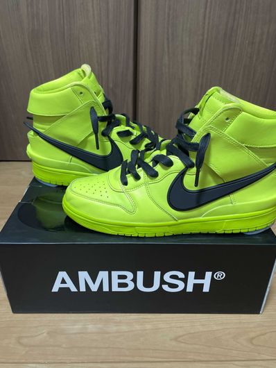 AMBUSH × NIKE DUNK HIGH "FLASH LIME"
