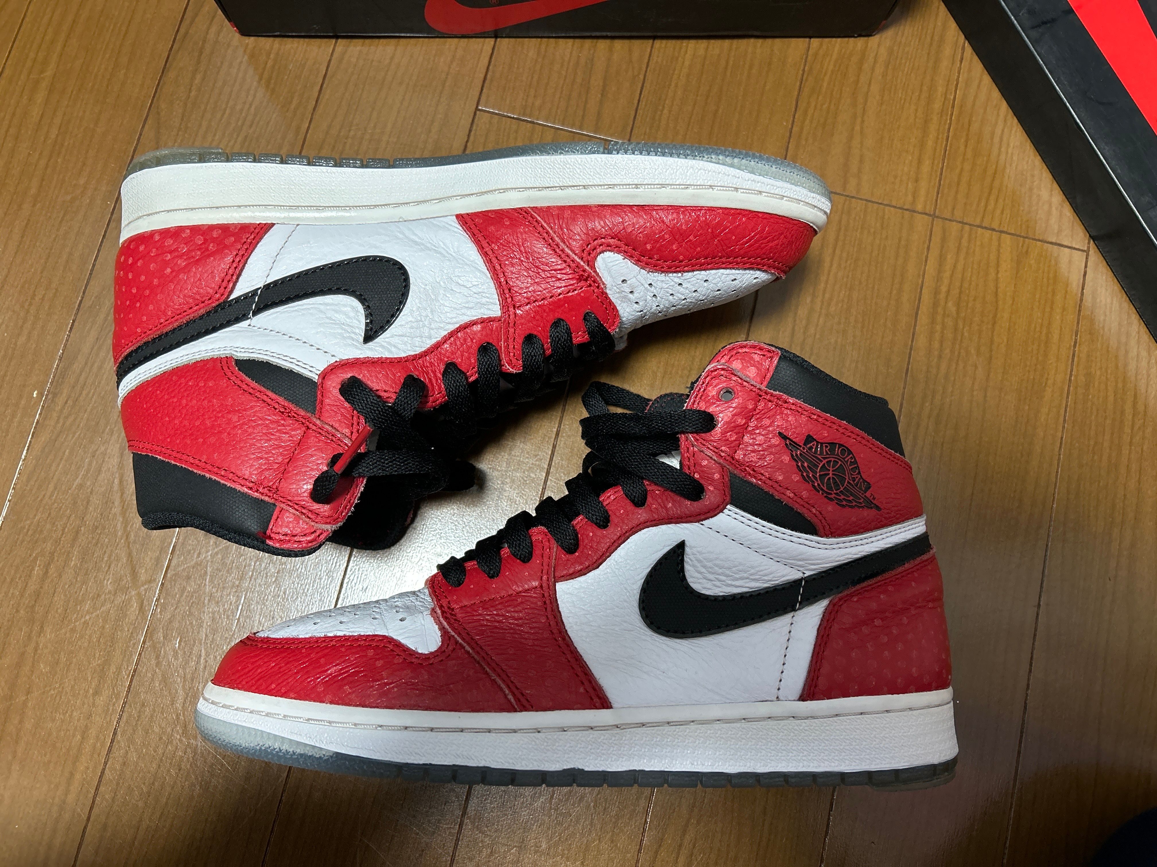 Spiderman × Nike Air Jordan 1 Origin Story "Gym Red/White/Photo Blue/Black"