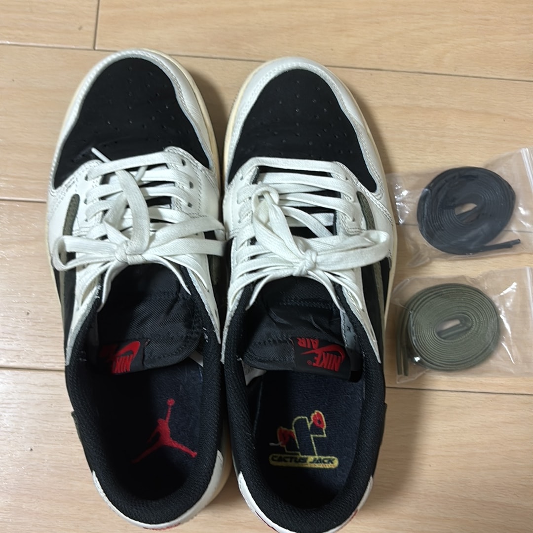 Travis Scott × Nike Women's Air Jordan 1 Low OG "Medium Olive"