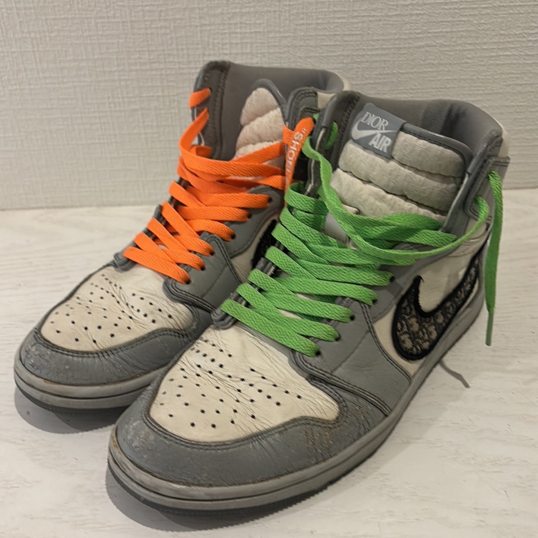 Dior × Nike Air Jordan 1 High OG "Wolf Grey"