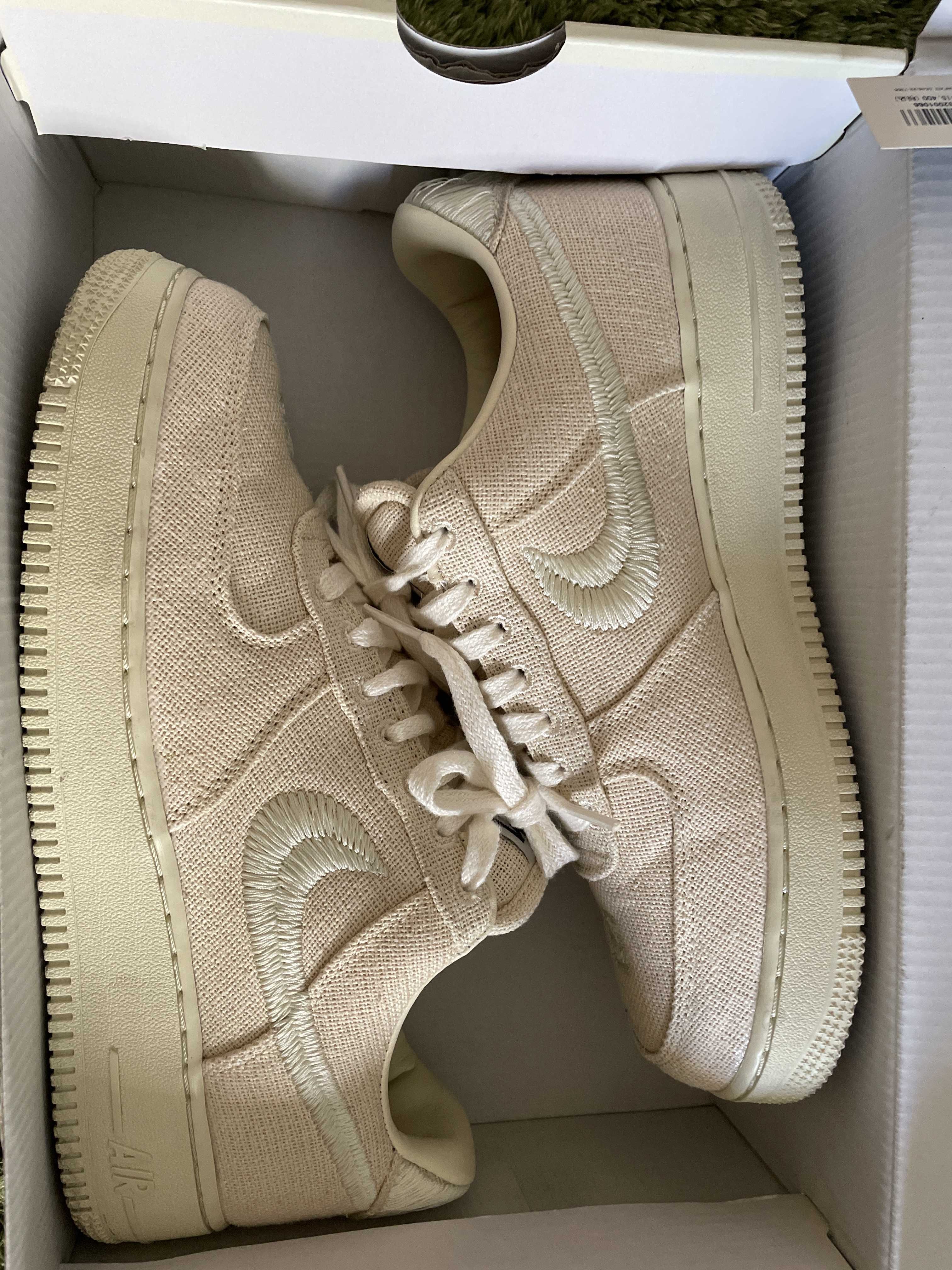 Stussy × Nike Air Force 1 Low "Fossil Stone"