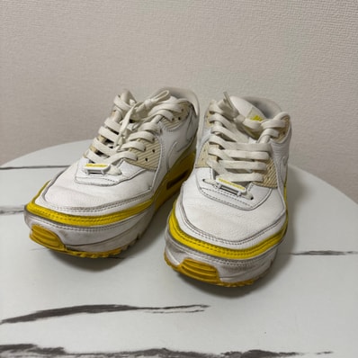 UNDEFEATED × Nike Air Max 90 "White/Optic Yellow"