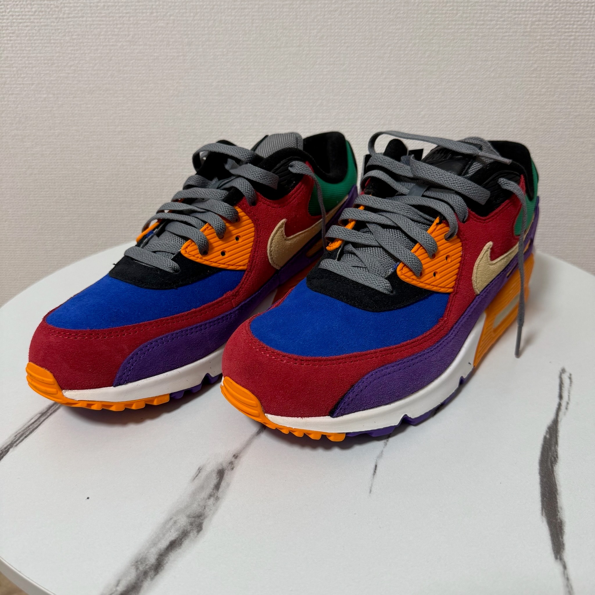 NIKE AIR MAX 90 "VIOTECH UNIVERSITYRED/PALE VANILLA/HYPER GRAPE"