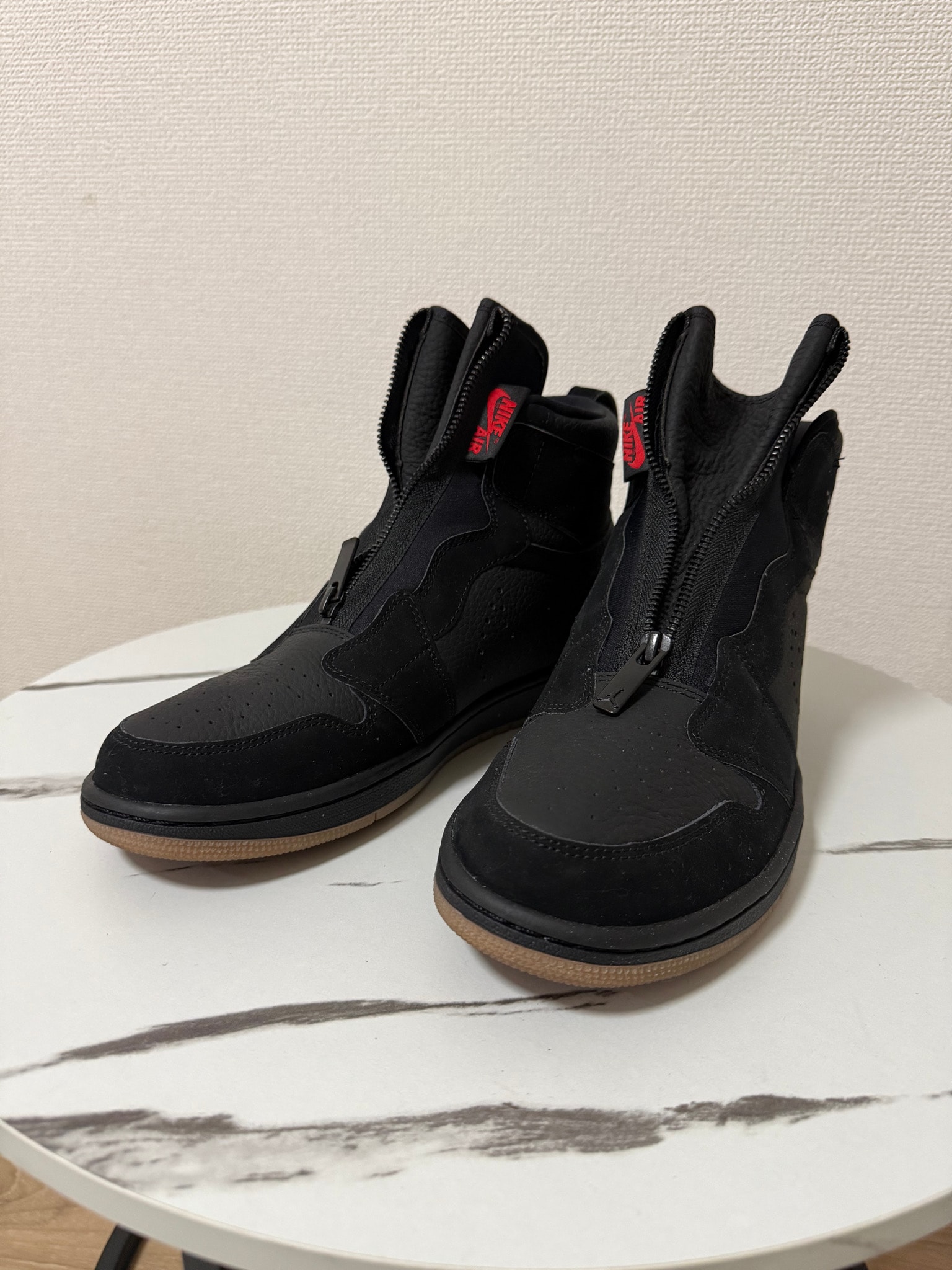 Nike Air Jordan 1 High Zip "Black/Gum"