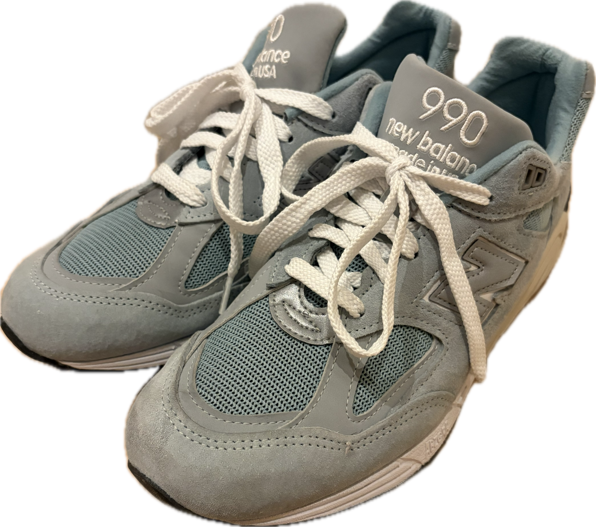 KITH × New Balance 990V2 "Storm Blue"