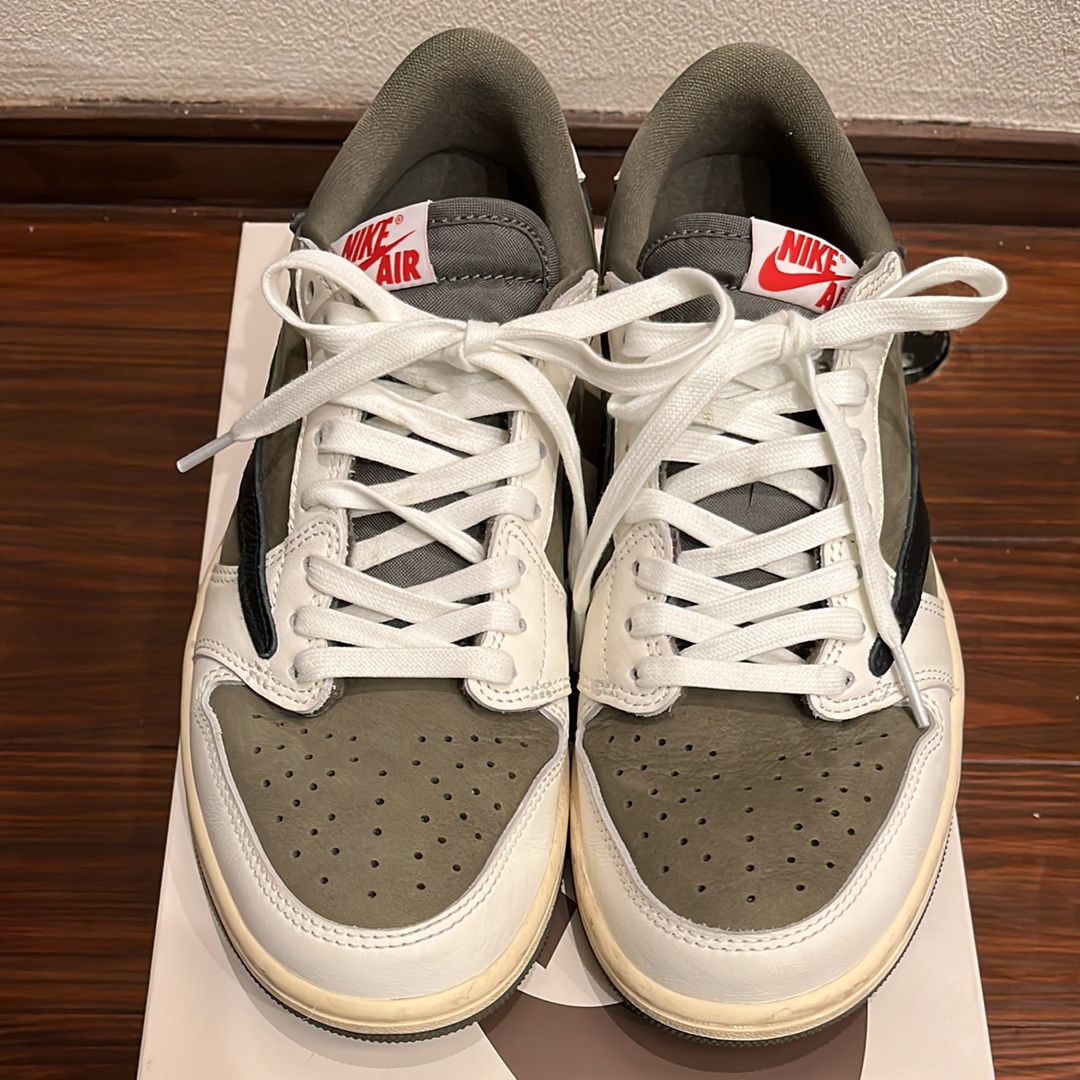 Travis Scott × Nike Air Jordan 1 Low OG SP "Reverse Olive"