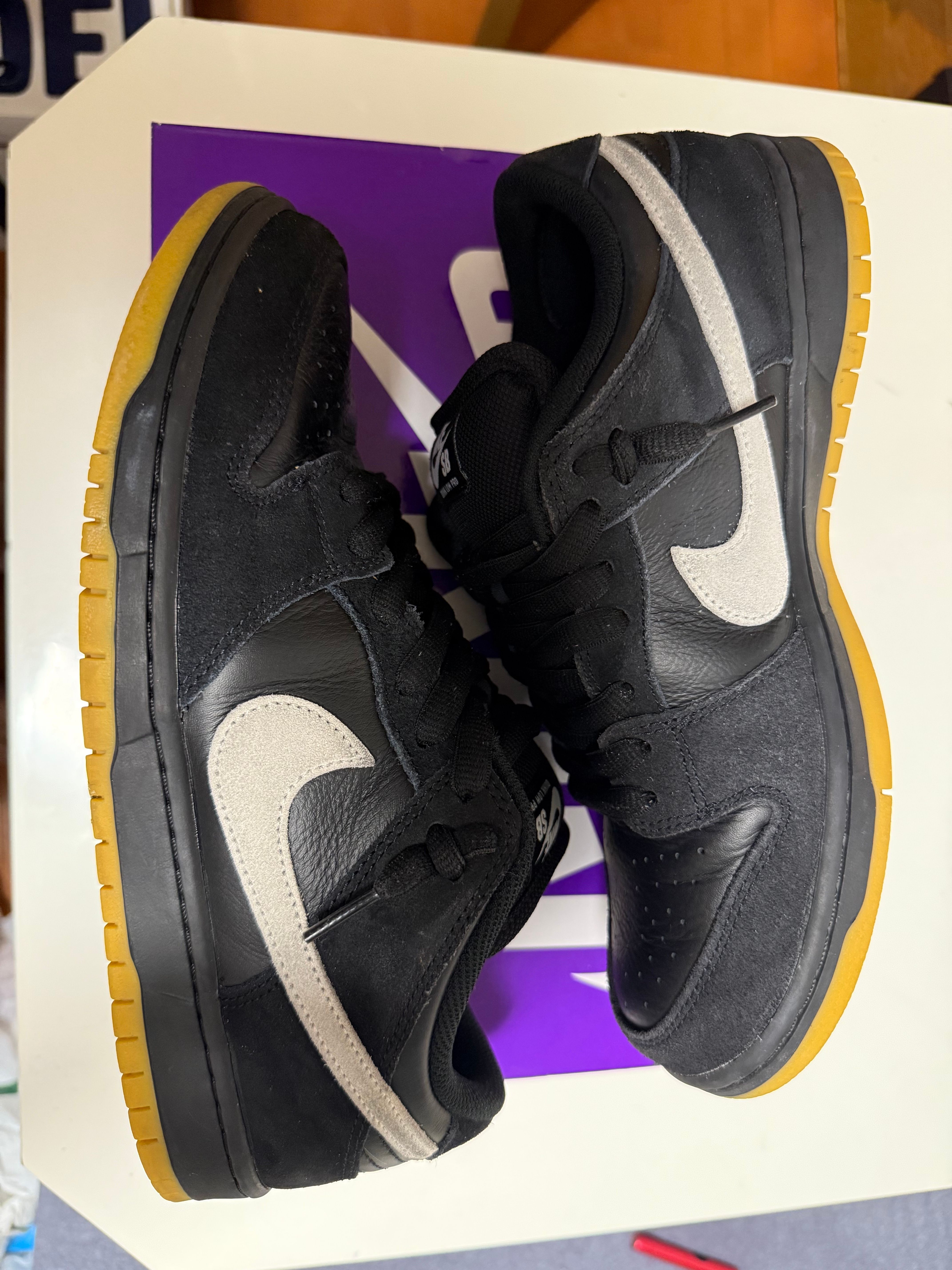 Nike SB Dunk Low Pro "Black/White"