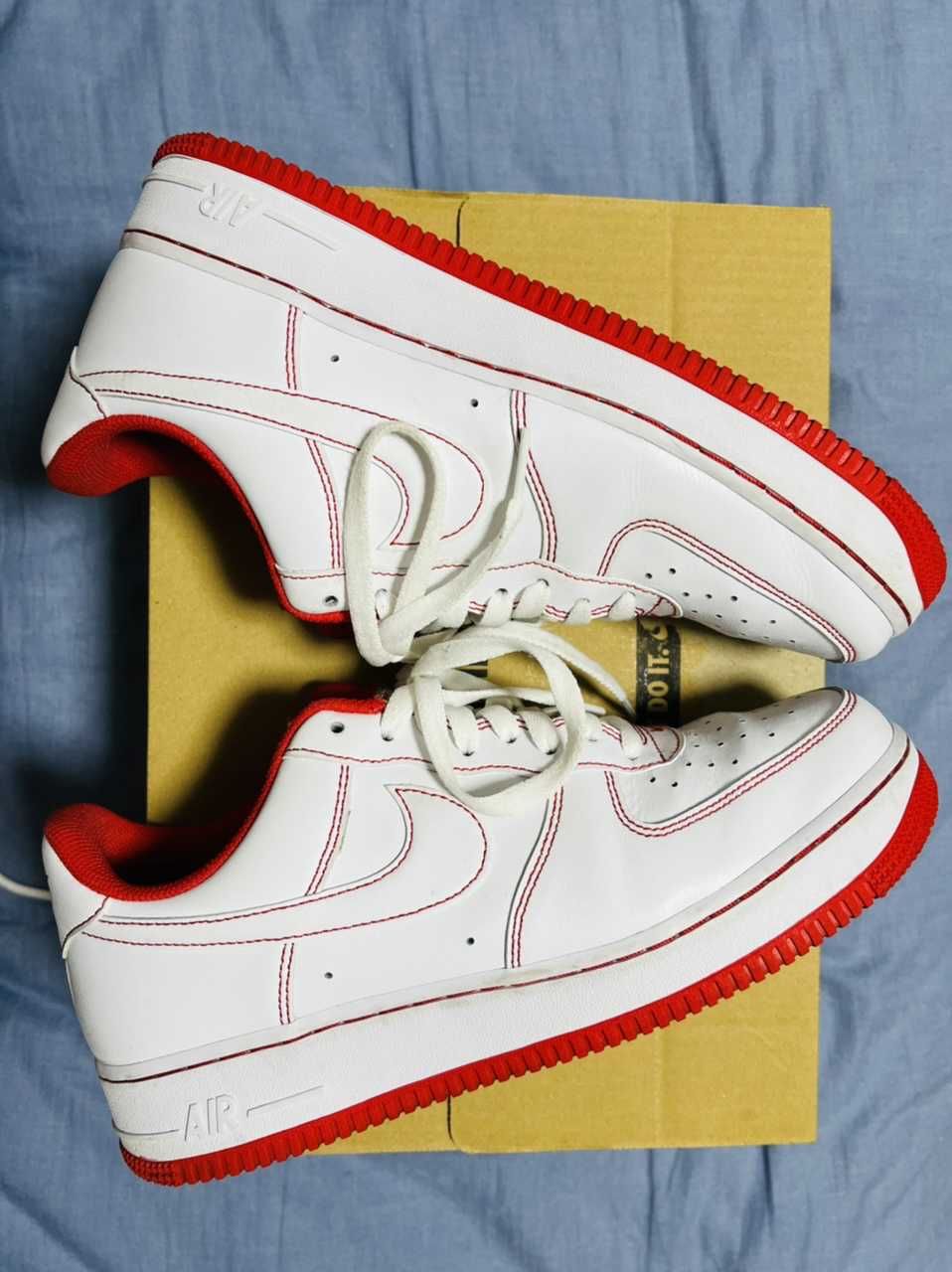 Nike Air Force 1 Low '07 Stitch "Radiant Red"