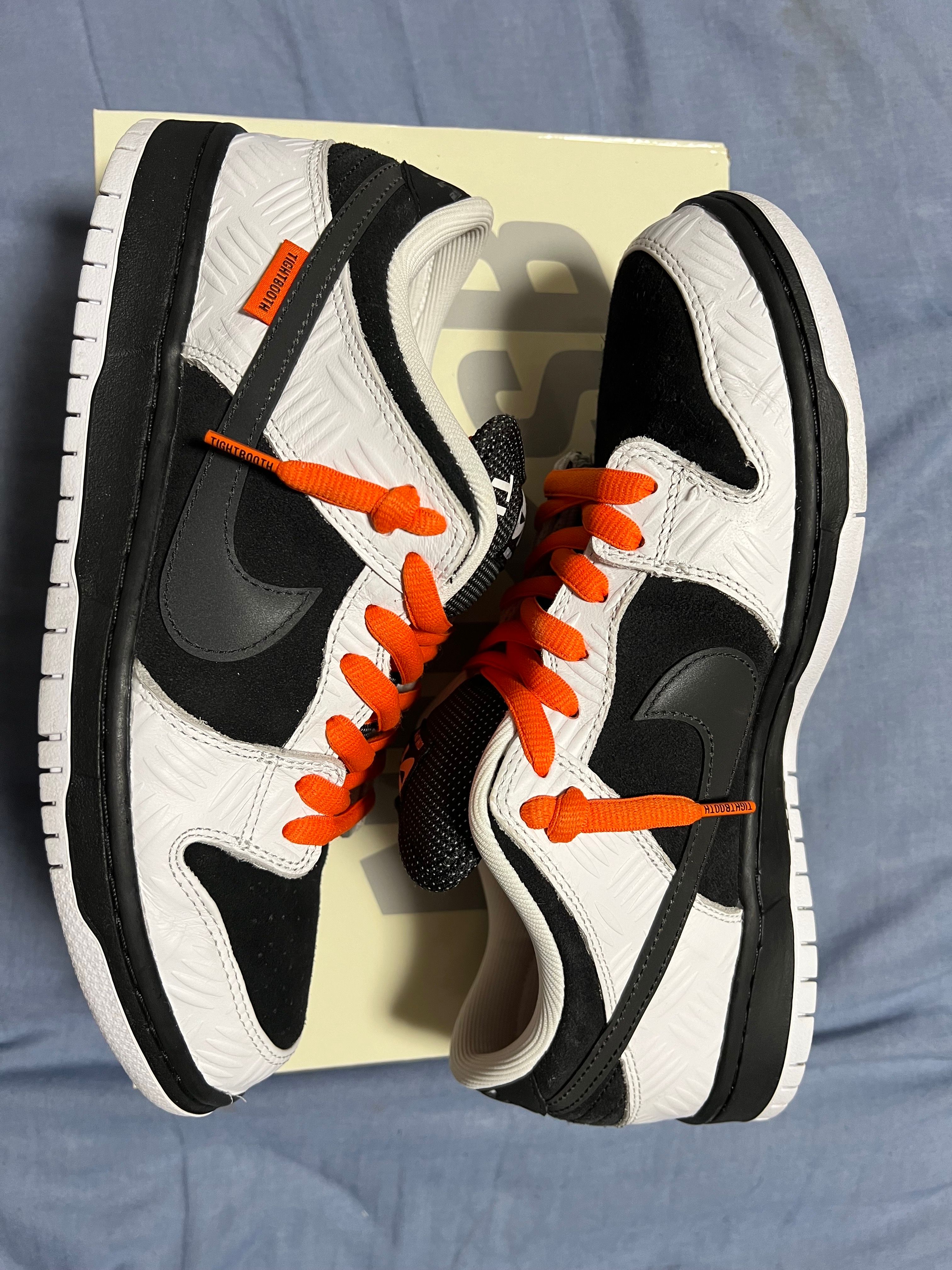 TIGHTBOOTH × Nike SB Dunk Low Pro QS "Black and White"