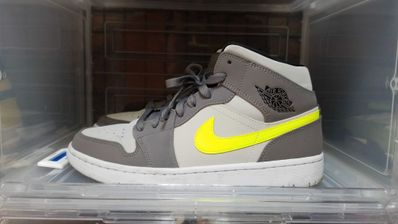 Nike Air Jordan 1 Mid "Gunsmoke Volt"