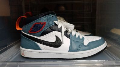 FACETASM × Nike Air Jordan 1 Mid "White/Navy"
