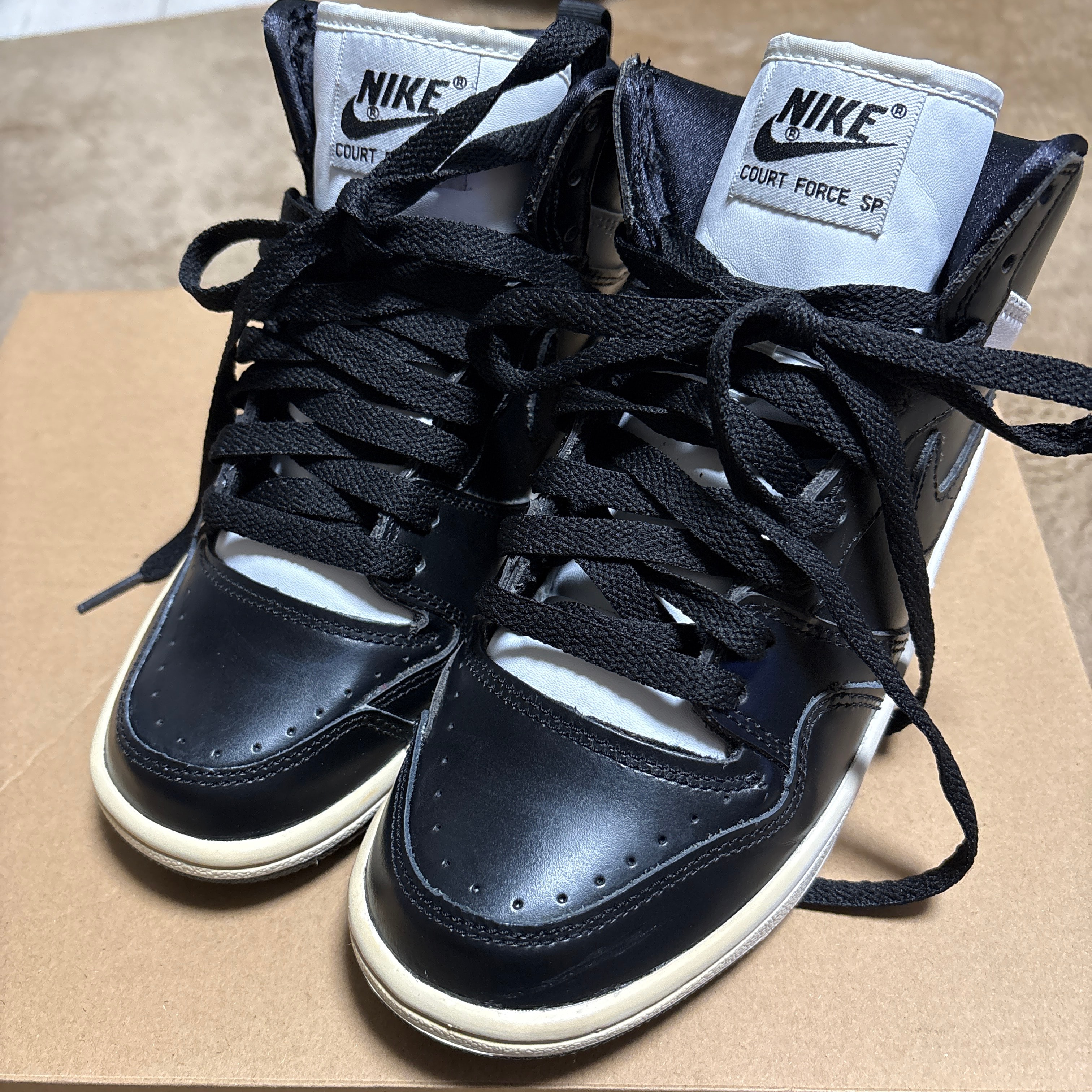fragment design × GOODENOUGH × Nike Court Force SP "Black/White"