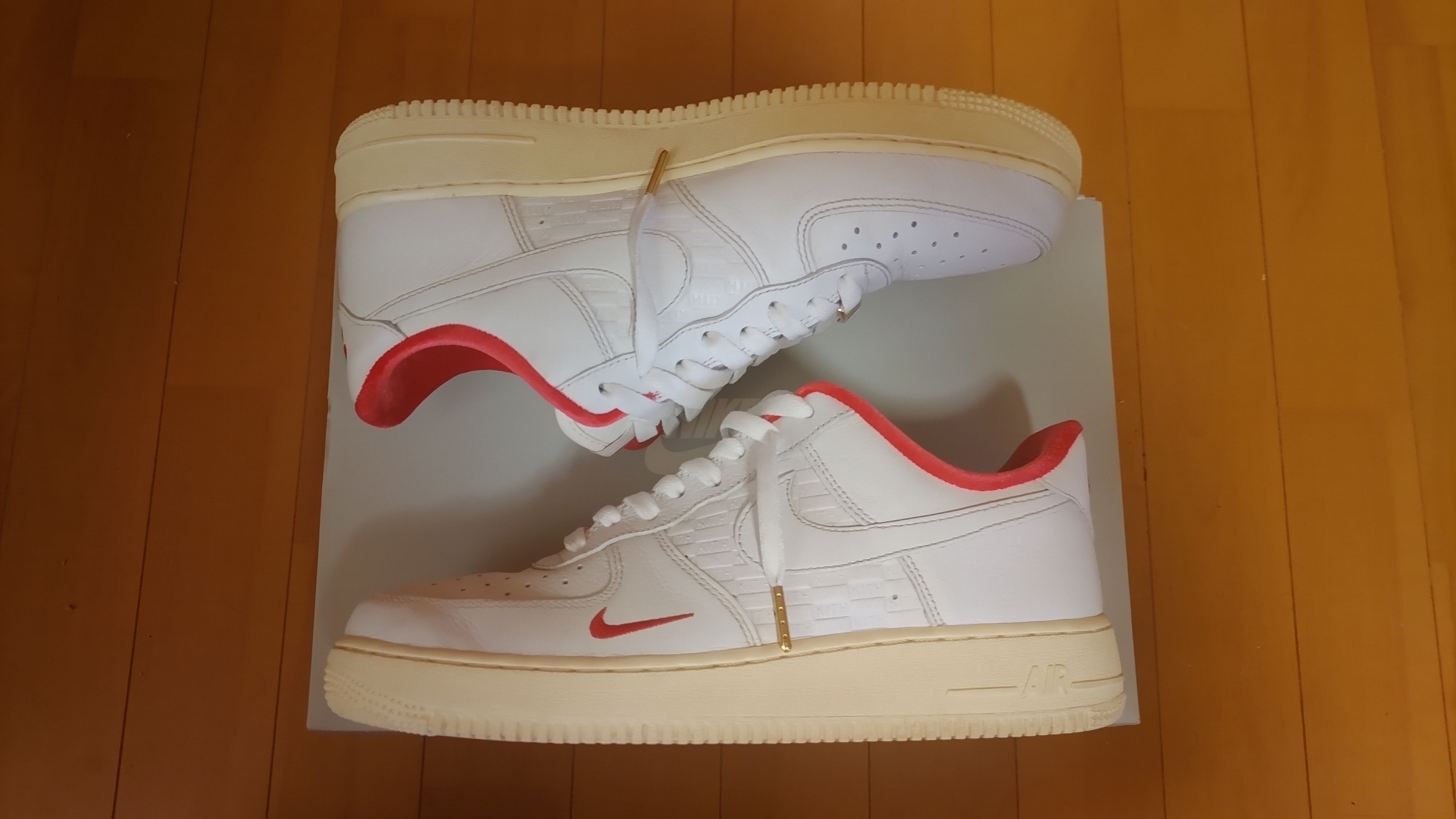 KITH × Nike Air Force 1 Low "White/Red"