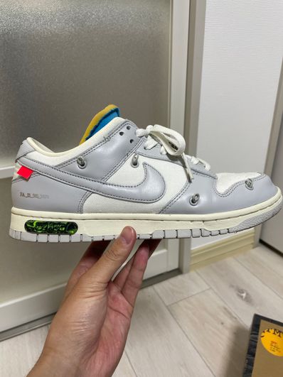 Off-White × Nike Dunk Low "Sail/Neutral Gray"
