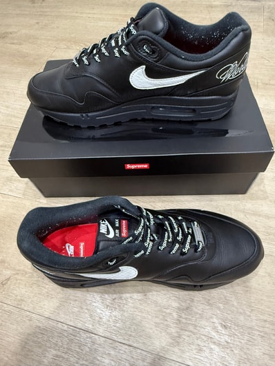 Supreme × Nike Air Max 1 '87 SP "Black" (25SS Week4)
