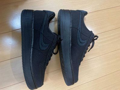 Stussy × Nike Air Force 1 Low "Triple Black"