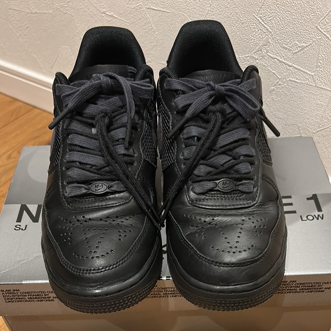 Slam Jam × Nike Air Force 1 Low "Black and Off Noir"