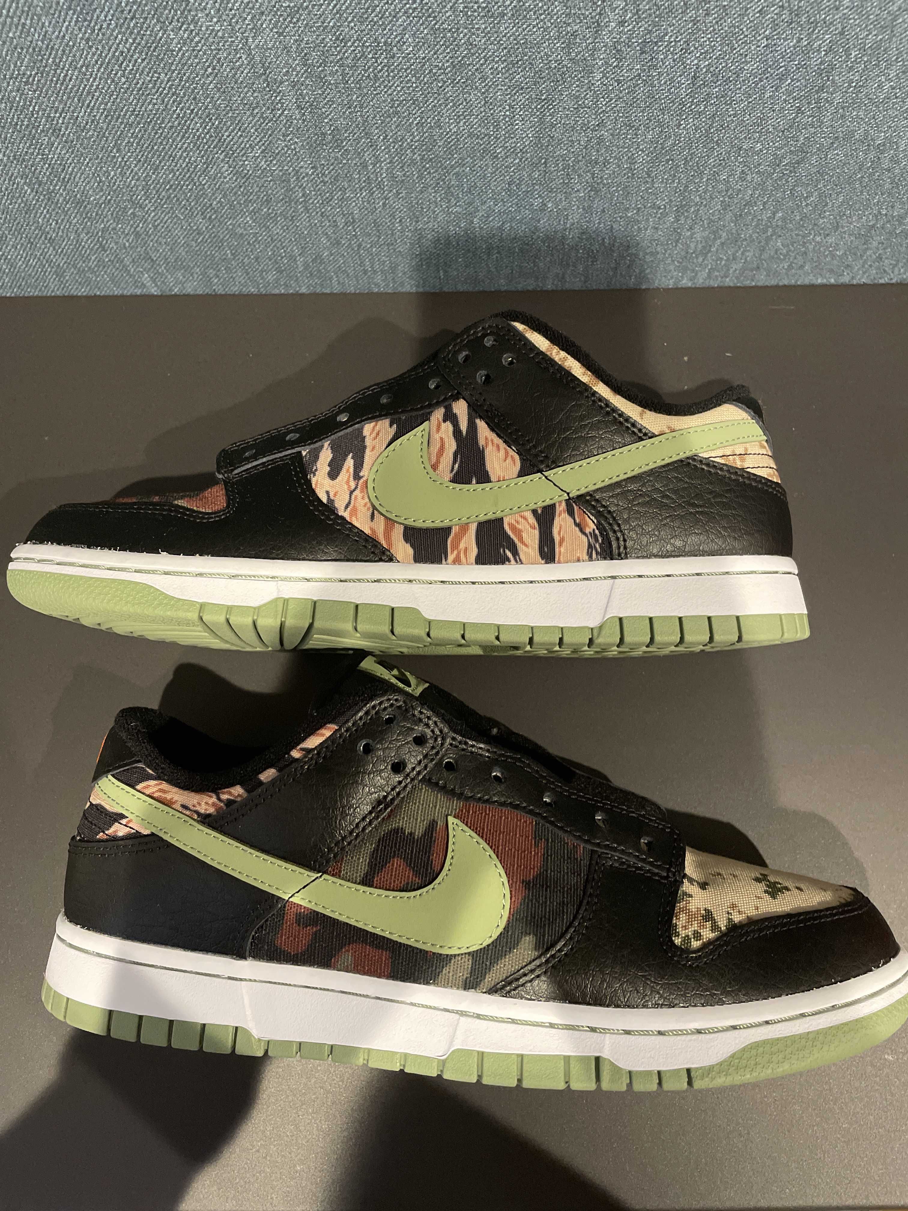 NIKE DUNK LOW SE "BLACK MULTI CAMO"