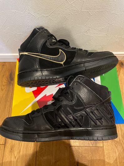 Faust × Nike SB Dunk High "Black and Metallic Gold"