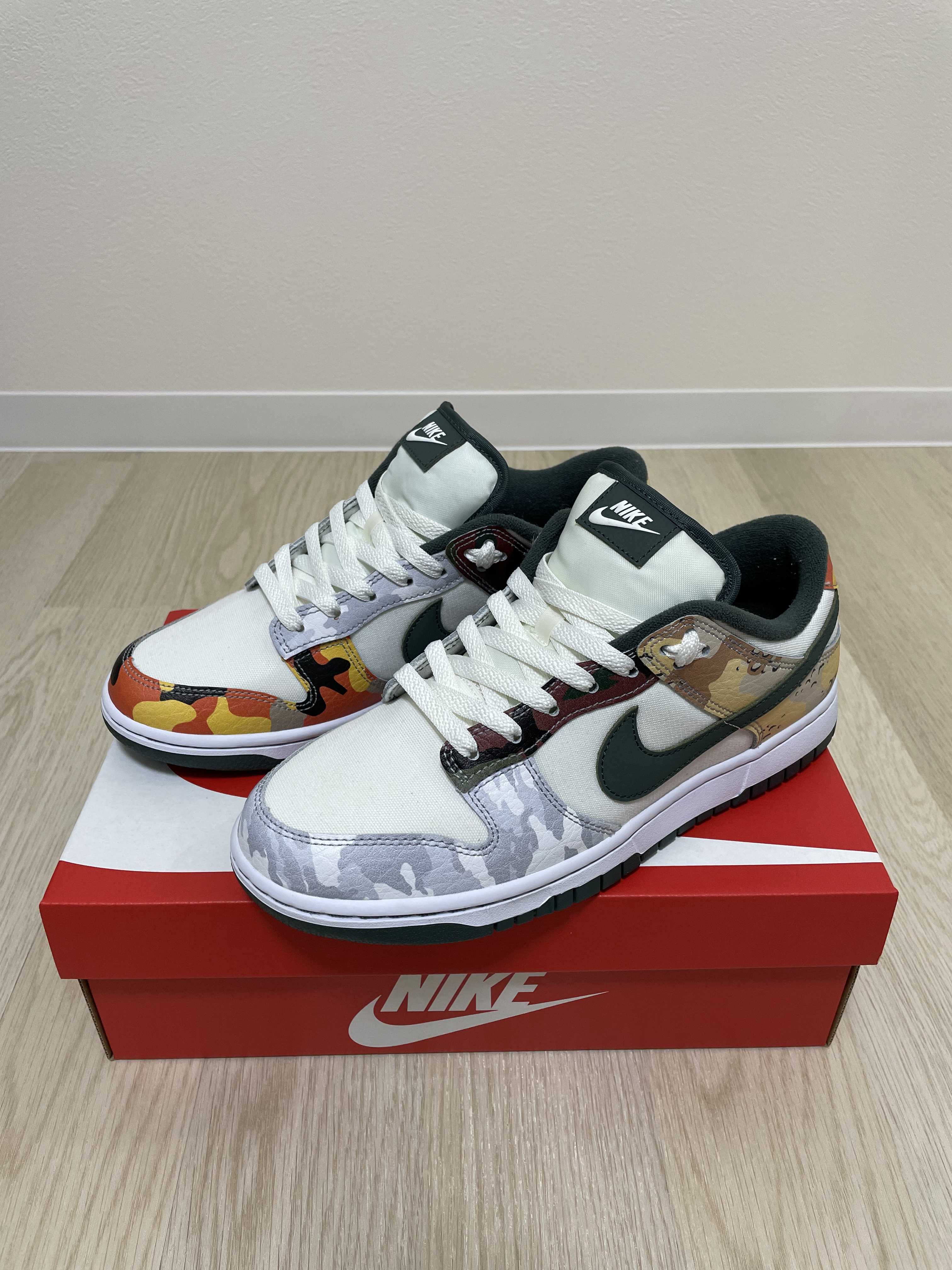 Nike Dunk Low "Sail Multi Camo"