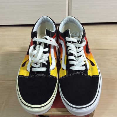Vans Old Skool Flame "Black/True White"