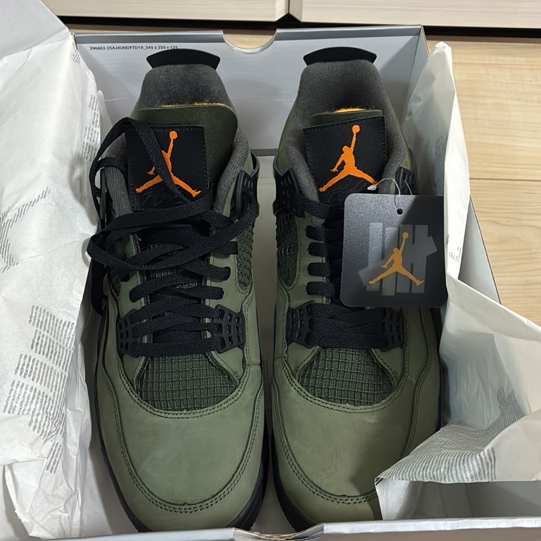 UNDEFEATED × Nike Air Jordan 4 Retro "Deep Green" (2025)