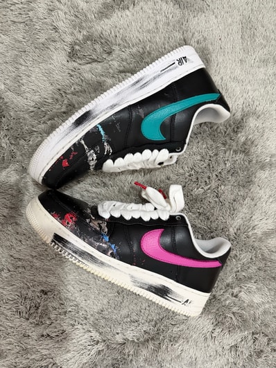 PEACEMINUSONE × Nike Air Force 1 Low '07 Para-Noise 3.0 "Black and Multi-Color" / G-DRAGON