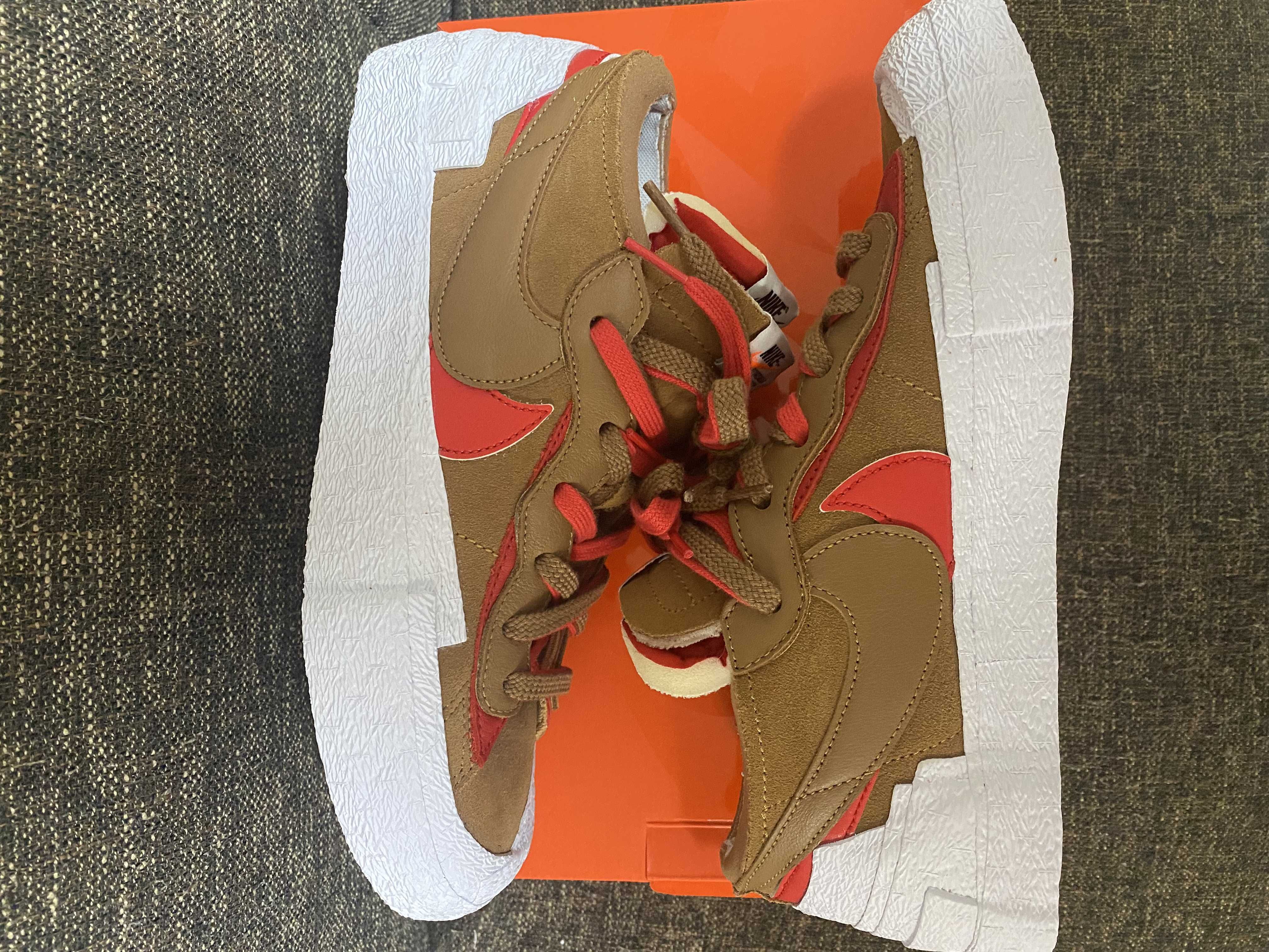 SACAI × NIKE BLAZER LOW "BRITISH TAN"