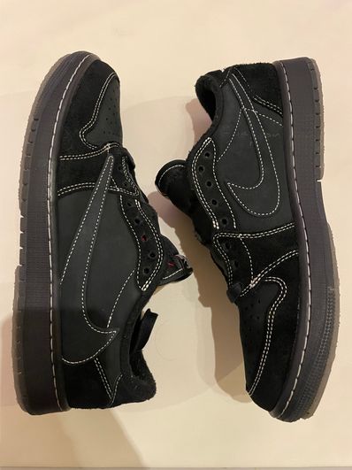 Travis Scott × Nike Air Jordan 1 Low OG SP "Black Phantom"